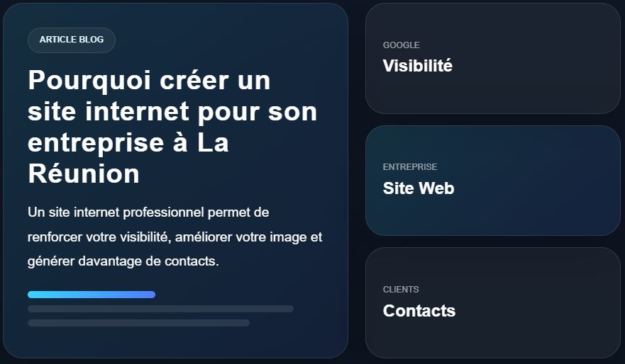 Pourquoi créer un site internet pour son entreprise à La Réunion
